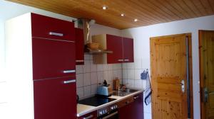 Kuchyň nebo kuchyňský kout v ubytování Ferienwohnung Zaepernick Erdgeschoss