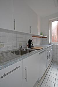 Dapur atau dapur kecil di Hellinghaus Strandläufer