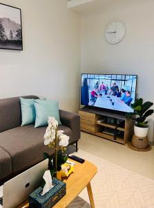 TV a/nebo společenská místnost v ubytování Studio type condo - Matina Enclaves Residences Davao City
