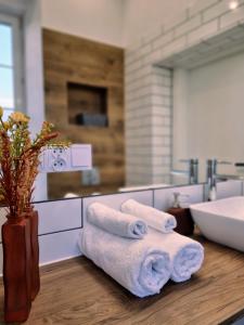 Ένα μπάνιο στο Biały Kruk Apartamenty vis-a-vis Jasnej Góry 2b