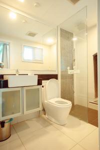 Koupelna v ubytování Tara Muda Sea Views Big Pool Great Kitchen Fibre Wifi