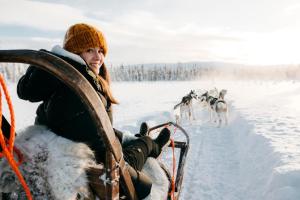 Lapland Hotels Sirkantähti v zimě
