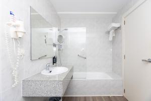 Koupelna v ubytování Hotel Brisa Marina