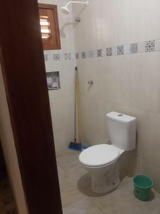 Koupelna v ubytování Casa frente ao mar em Icapuí