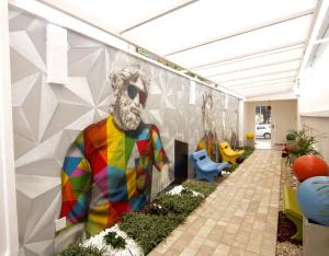Taman di luar Hotel Villa Smart