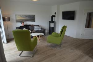 TV a/nebo společenská místnost v ubytování Stadthaus 4, inkl 1 Parkplatz