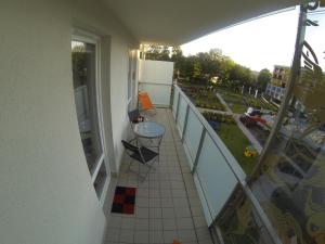 Balkón nebo terasa v ubytování Aquarius-Aqua Apartment