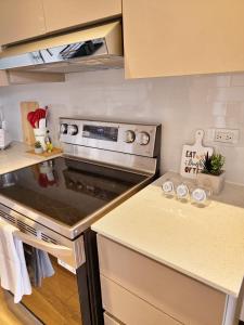 Kuchyň nebo kuchyňský kout v ubytování Skyline Penthouse 901