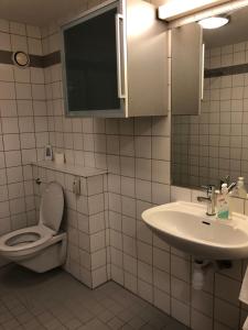 Koupelna v ubytování Guesthouse Centrum