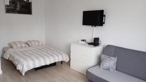 TV a/nebo společenská místnost v ubytování Apartament koło Zamku