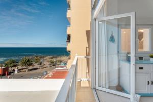 a balcony with a view of the ocean at Atlantic Sunsets By Agüita Salada in Bajamar