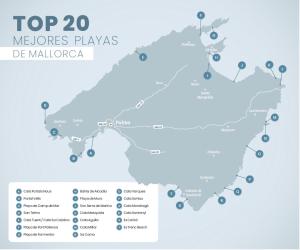 a map of mexico with the locations of metrovedos playas at Beach House, 1 min to beach in Playa de Muro