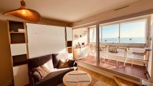 Et opholdsområde på L'ensoleillé, T2 face océan