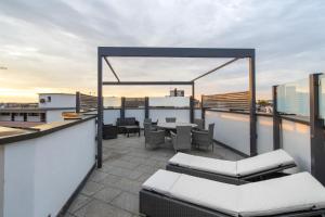 Balkón nebo terasa v ubytování Penthouse-Maisonette - City Center, Highspeed Internet, Garage