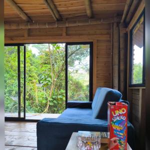 Area soggiorno di Glamping Manzara