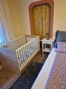 Postel nebo postele na pokoji v ubytování Ferienwohnung Meyer
