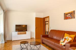 Μια τηλεόραση ή/και κέντρο ψυχαγωγίας στο APARTMENT an den Weinbergen