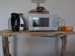 Kuchyň nebo kuchyňský kout v ubytování chambre 2 personnes Pinet