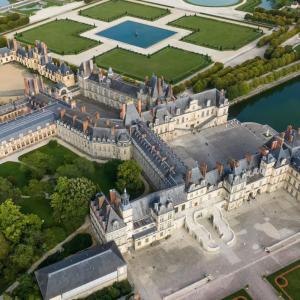 Letecký snímek ubytování La Suite Chêne