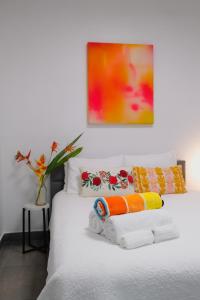 Giường trong phòng chung tại Caribe Rentals - Miramar