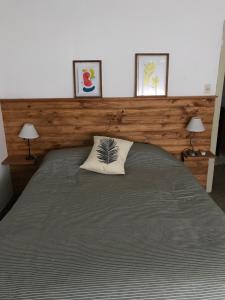 Giường trong phòng chung tại Casa Ricardina