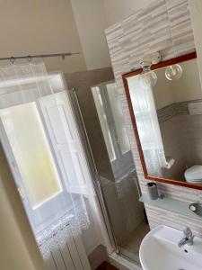 Koupelna v ubytování B&B La Vigna
