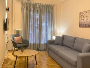 Χώρος καθιστικού στο allegro alsos apartment