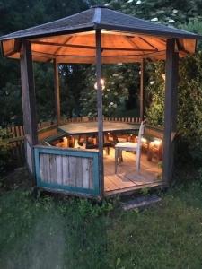 Vonkajšia záhrada v ubytovaní Landhaus Nitsch