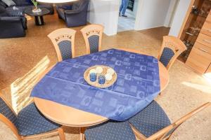 Posezení v ubytování Ferienwohnung Schneider