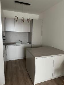 Kuchyňa alebo kuchynka v ubytovaní 2 rooms apartment in Downtown,Free parking,late check-out,big balcony