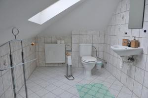 Ένα μπάνιο στο Ubytování Poustka