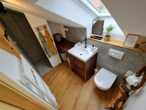 Kupatilo u objektu Studio Apartma2 pri Adamu
