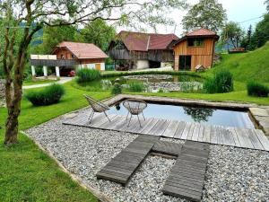 Vrt ispred objekta Studio Apartma2 pri Adamu
