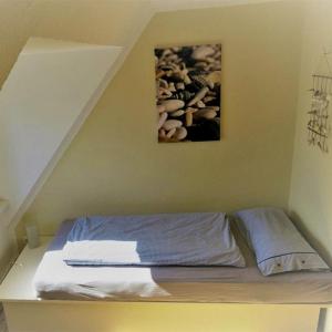 Postel nebo postele na pokoji v ubytování Dein Ferienhaus Strandstrasse + 14 fotografií