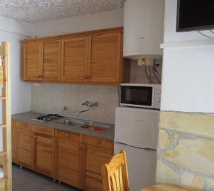 Køkken eller tekøkken på 2 féröhelyes apartman