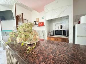 Kuchyň nebo kuchyňský kout v ubytování Hotel Tito