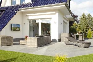 Posezení v ubytování Ferienhaus Meerambiente