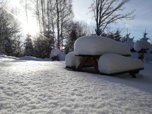 Apartmány Šumava Boubín v zimě