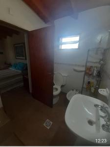Koupelna v ubytování La cabaña de Don Luis