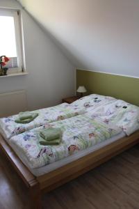 Ένα ή περισσότερα κρεβάτια σε δωμάτιο στο Ferienhaus Steen