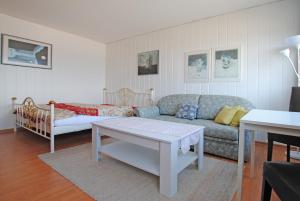 Postel nebo postele na pokoji v ubytování Ferienwohnung Thordsen 5