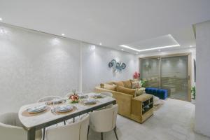 Ruang duduk di Appartement Belle Vue Agadir