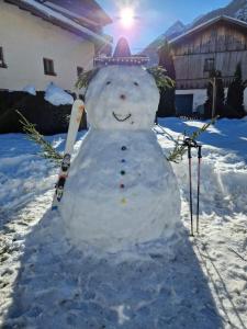Haus Gfall durante l'inverno