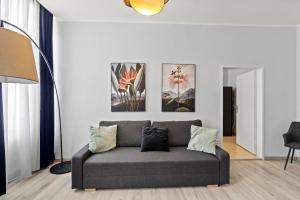 Posezení v ubytování Fast Wifi I 4 min to U3 Zipperer Straße
