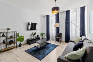 Posezení v ubytování Fast Wifi I 4 min to U3 Zipperer Straße