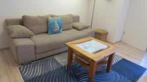 Χώρος καθιστικού στο Fewo 91 WHG A 14 in Burhave +10 φωτογραφίες