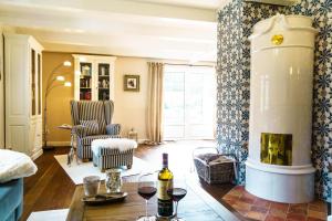 Χώρος καθιστικού στο Aapelwin auf Föhr