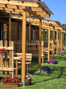 Vonkajšia záhrada v ubytovaní Ozi-Holiday