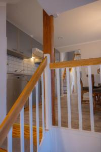 Kuchyň nebo kuchyňský kout v ubytování Himmelsbesen