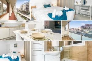 Kuchyňa alebo kuchynka v ubytovaní HOMEY LA COLOC BRILLANT - Colocation haut de gamme de 3 chambres uniques et privées / Proche centre-ville et transports en commun / Balcons / Wifi gratuit